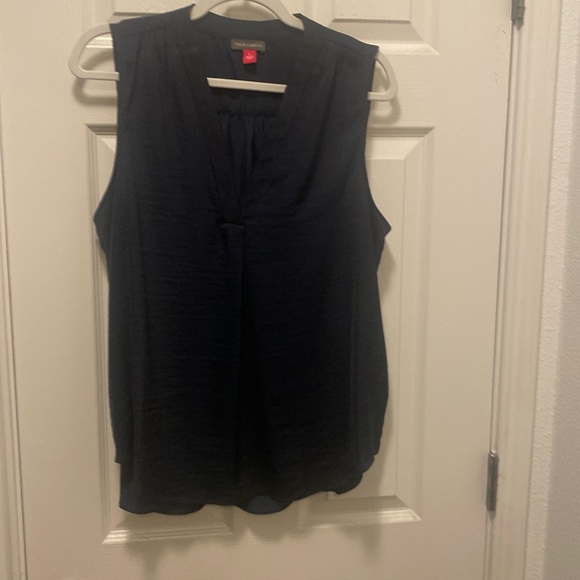 Vince Camuto Sleeveless V Neck Blouse - Picture 2 of 3